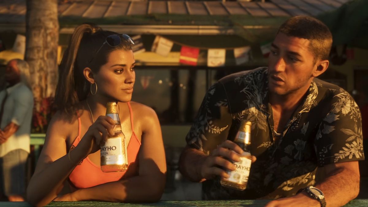 Jason and Lucia can experience activities throughout Leonida together, including robberies and workouts.